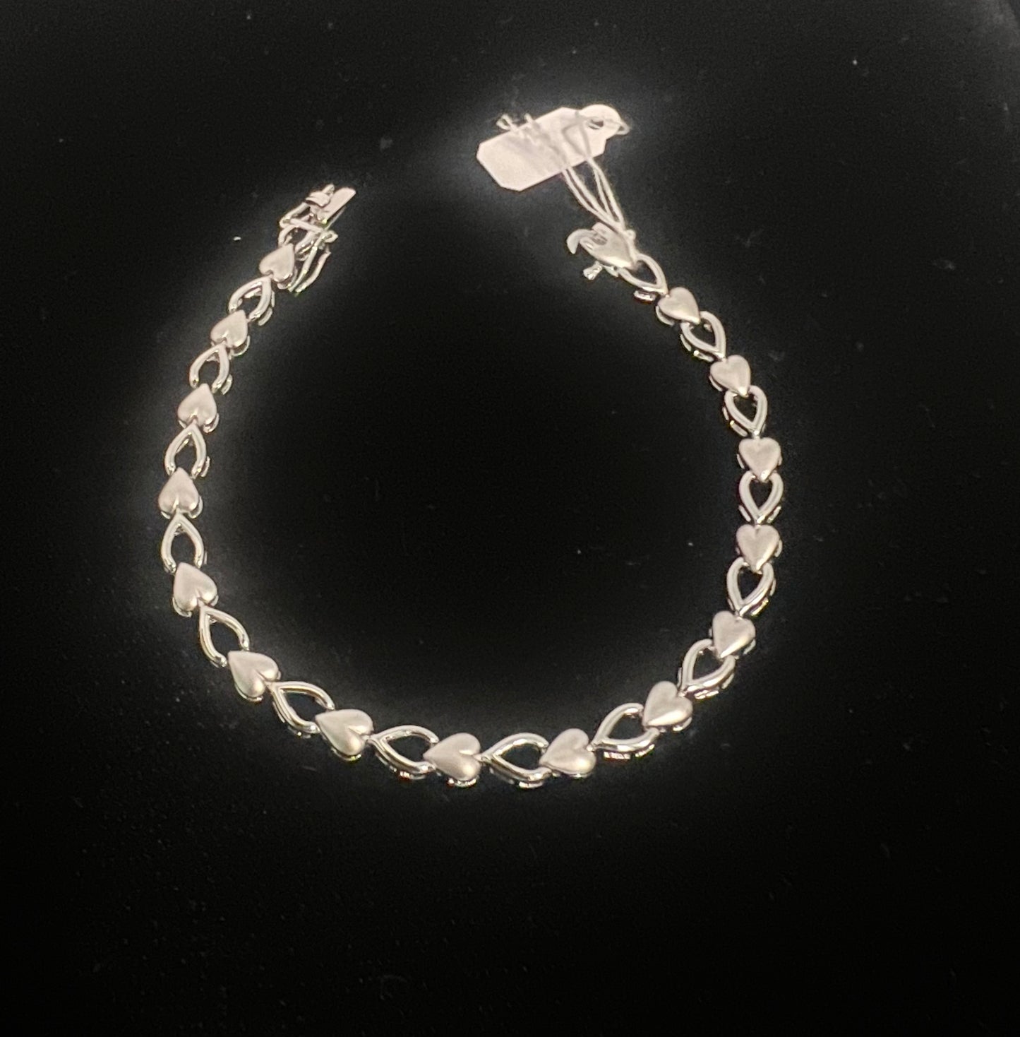 Italian Heart Sterling Silver Bracelet/Anklet