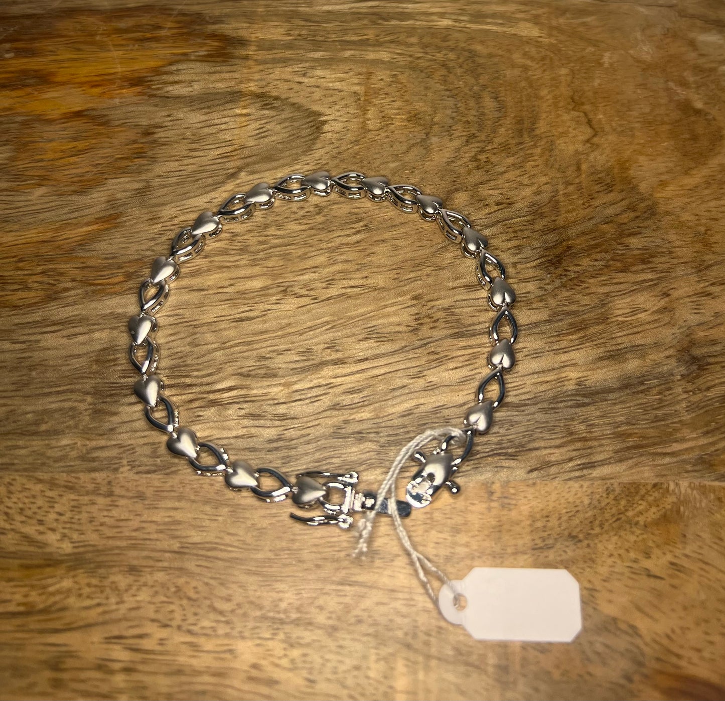 Italian Heart Sterling Silver Bracelet/Anklet