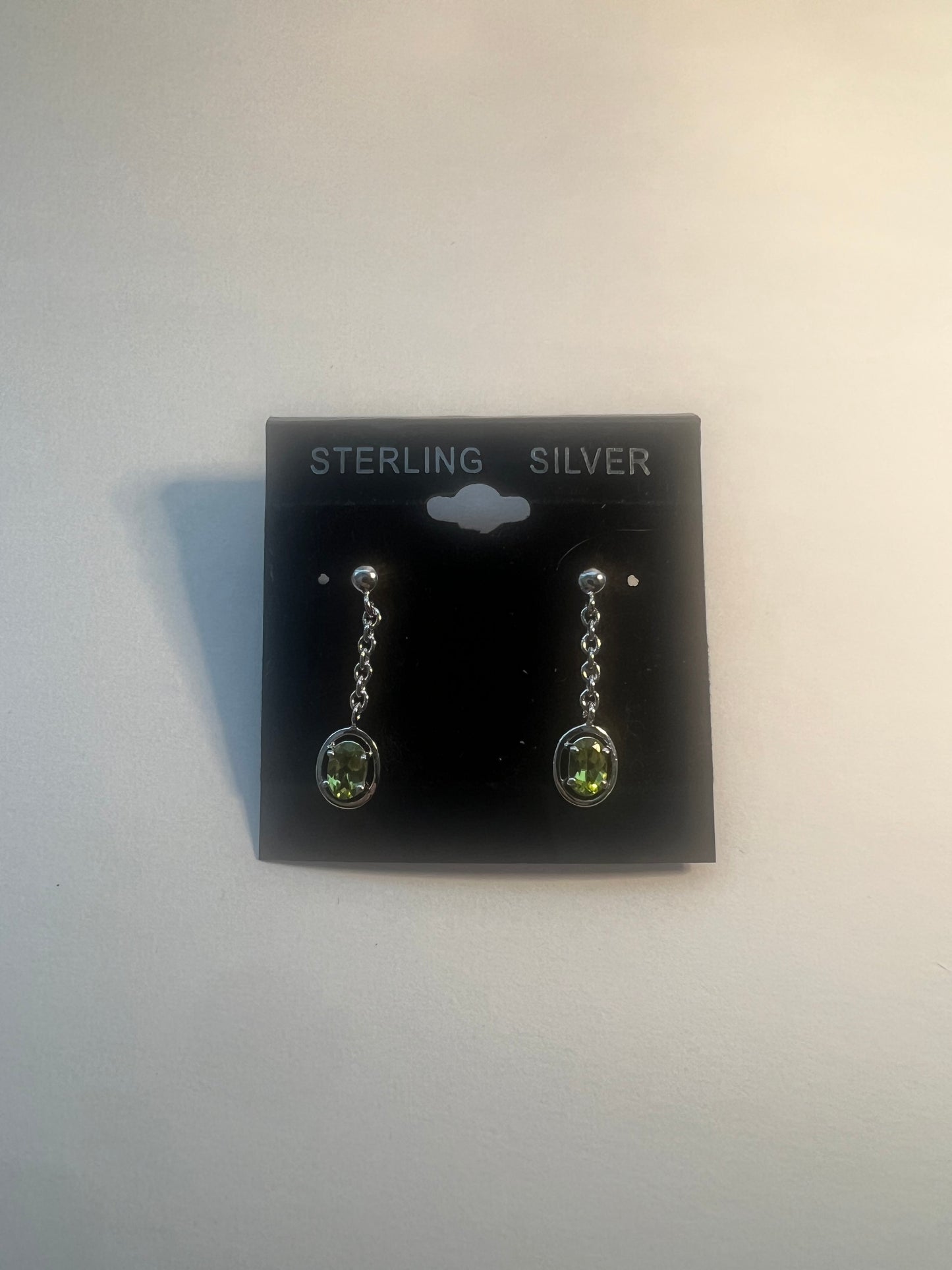 Peridot Stone Sterling Silver Jewelry