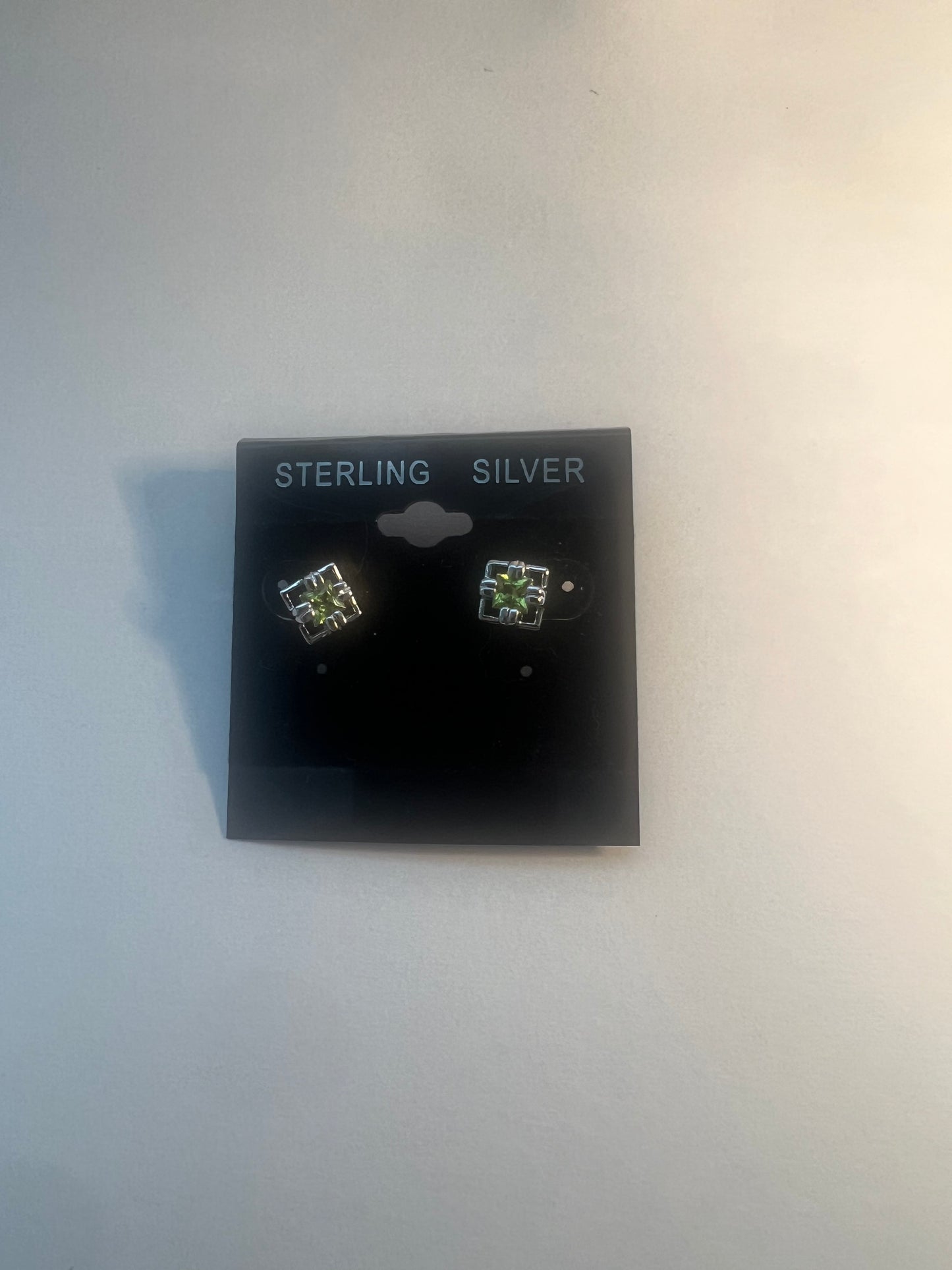 Peridot Stone Sterling Silver Jewelry